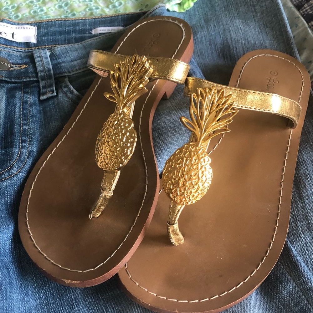 Lilly Pulitzer for target pineapple sandals